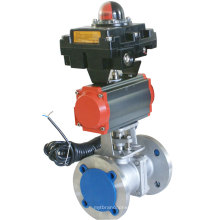 Stainless Steel Ball Valve with Pneumatic Actuator Manufacturer